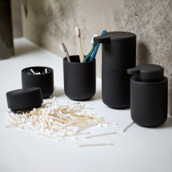 Jar with Lid Black - Ume