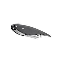 Corkscrew and Wine Stopper Black - Rocks