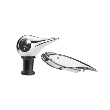 Corkscrew and Wine Stopper High Gloss - Rocks
