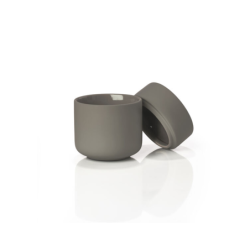 Frasco com Tampa Taupe - Ume