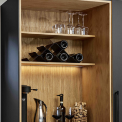 Wine Rack 51,3cm Black - Rocks