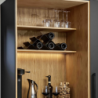 Wine Rack 51,3cm Black - Rocks