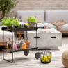 Cocktail Trolley Black - A-Cocktail