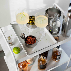 Cocktail Trolley Soft Grey - A-Cocktail