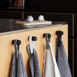 Set of 2 Towel Strap/Magnet Grey - Loop Magnet