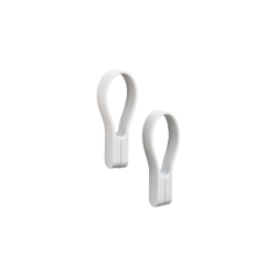 Conj. 2 Ganchos Magnéticos para Toalha Cinza Claro - Loop Magnet