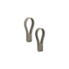 Conj. 2 Ganchos Magnéticos para Toalha Taupe - Loop Magnet