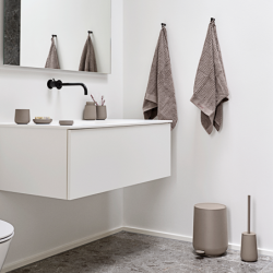 Caixote do Lixo com Pedal 5L Taupe - Nova