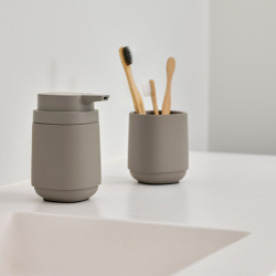 Toothbrush Mug Concrete - Time