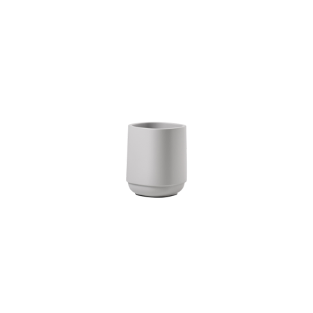Toothbrush Mug Soft Grey - Time