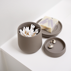 Jar with Lid 290ml Taupe - Nova One
