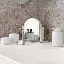 Table Mirror 5x Magnifying Soft Grey - Ume