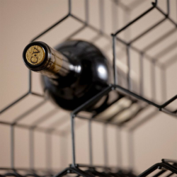 Wine Rack 28,8cm Black - Rocks