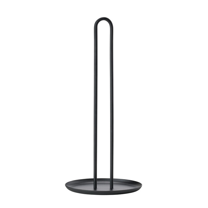 SUPORTE PARA ROLO DE COZINHA PRETO