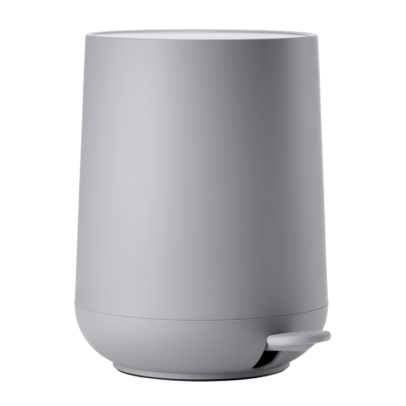 Caixote do Lixo com Pedal 5L Cinza Gaivota - Nova