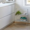 Shelving Unit 75cm Soft Grey - A-Table