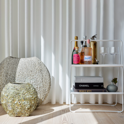Shelving Unit 75cm Soft Grey - A-Table