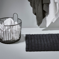 Tapete de Banho 50x80cm Preto - Tiles