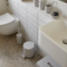 Caixote do Lixo WC Pedal 4L Cinza Claro - Ume