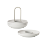 4 Egg Cups with Holder Warm Grey - Singles