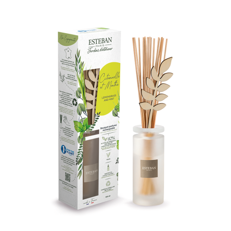 Bouquet Perfumado Recargable 100ml - Citronela y Menta