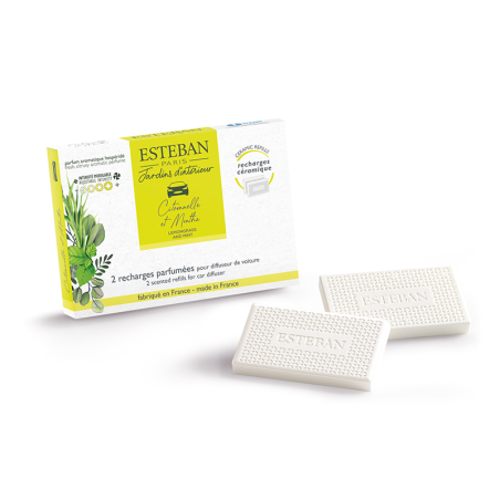 Recargas de Difusor para Carro Perfumado - Citronela e Menta (2x)