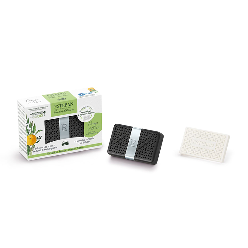 Scented Car Diffuser - Orange and Green Tea