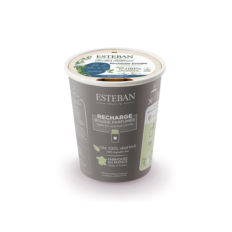 Refill for Scented Candle 180gr - Pine Tree and Fleur de Sel