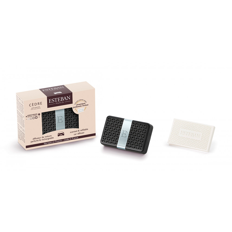 Scented Car Diffuser and Refill - Cèdre