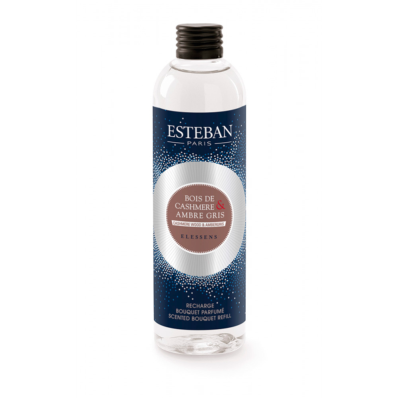 Recarga para Ambientador 250ml Madeira de Caxemira e Âmbar Cinza
