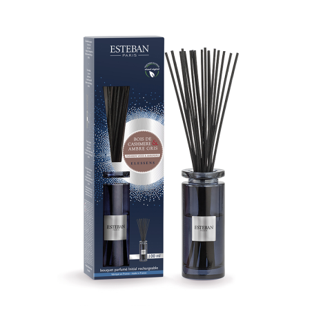 Ambientador Bouquet Inicial 100ml - Madeira de Caxemira e Âmbar Cinzento