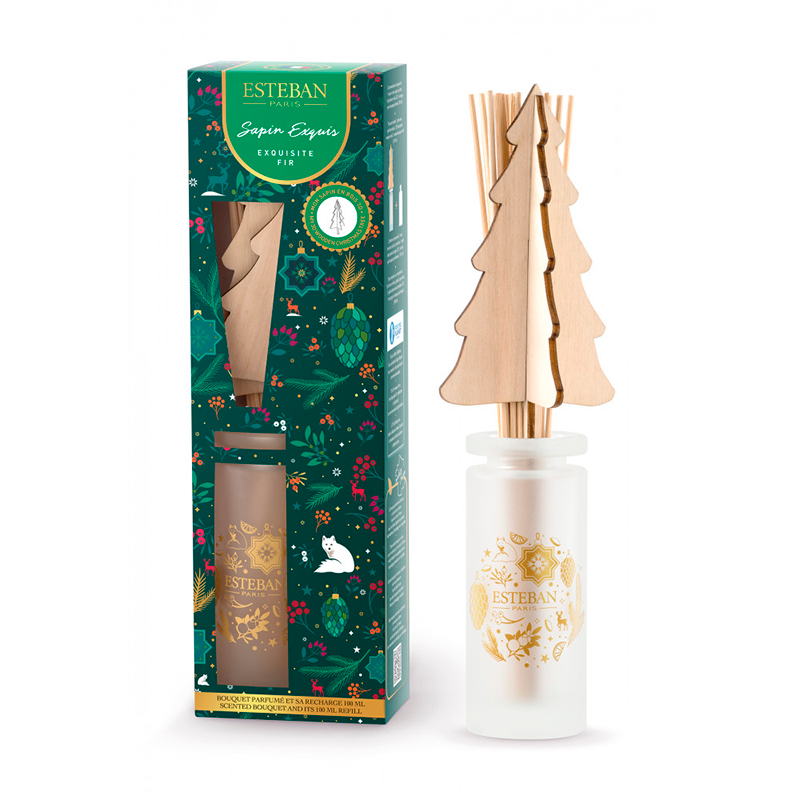 Scented Bouquet and Refill 100ml - Sapin Exquis