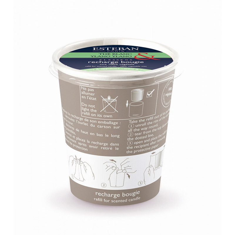 Recarga para Vela Perfumada 170gr - Chá Branco & Ylang-Ylang Recarga para Vela Perfumada 170gr - Chá Branco & Ylang-Ylang