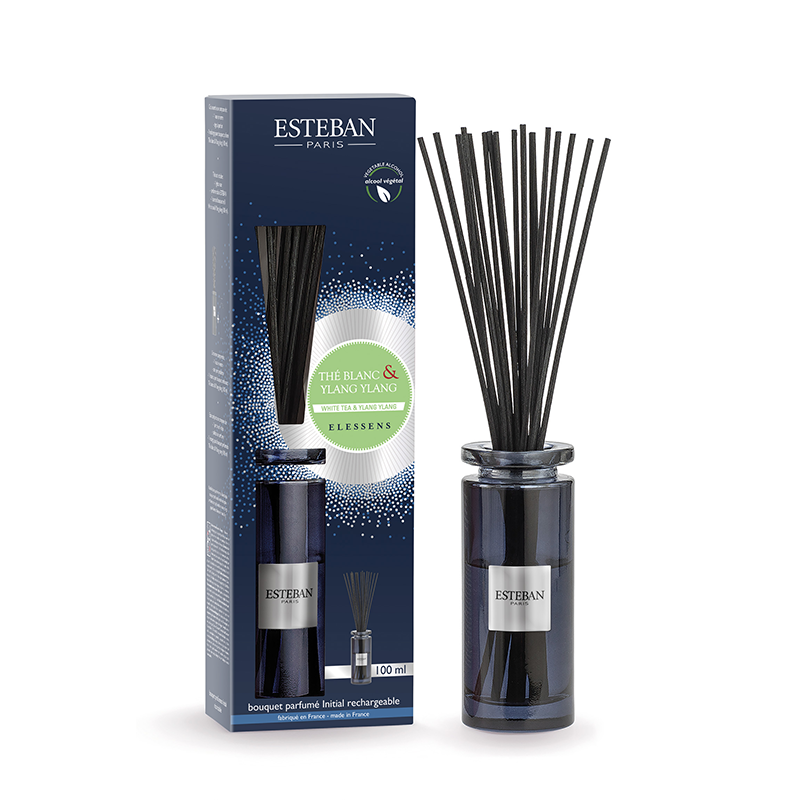 Ambientador Bouquet Inicial 100ml - Chá Branco e Ylang Ylang