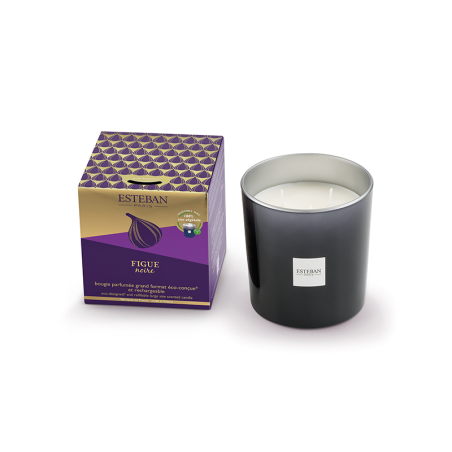 Refillable Large Scented Candle - Figue Noire