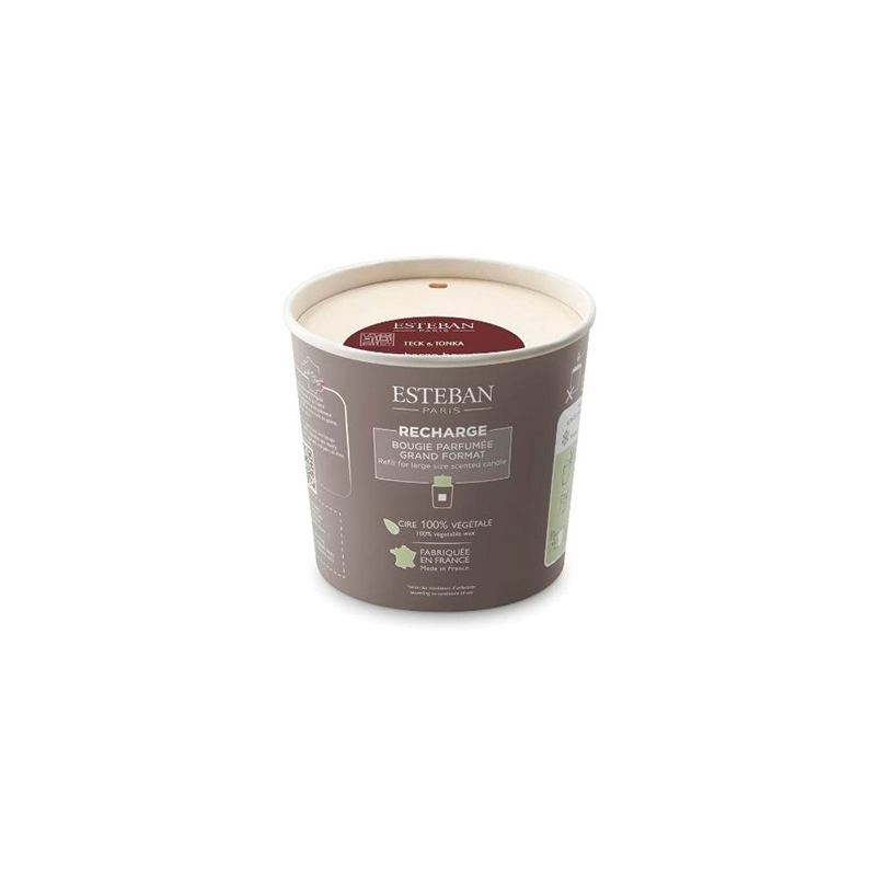 Refill for Large Scented Candles 450g Teck et Tonka