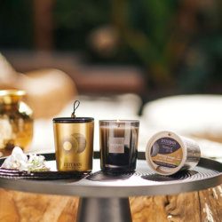 Refillable Scented Initial Candle 180gr - Vanille d'Or