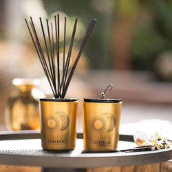 Refillable Decorative Scented Candle 180gr - Vanille d'Or