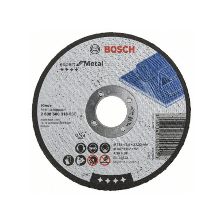 Corte direito Expert Metal: 115x2,5mm
