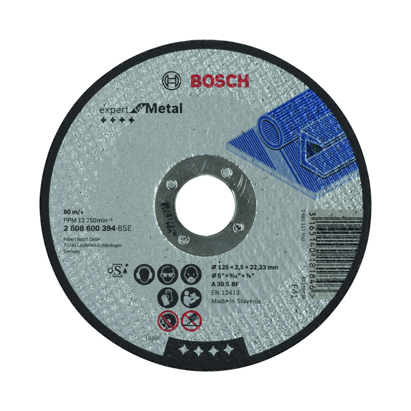Corte direito Expert Metal: 125x2,5mm