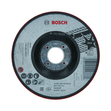 Vibration Control Inox: 125x3mm