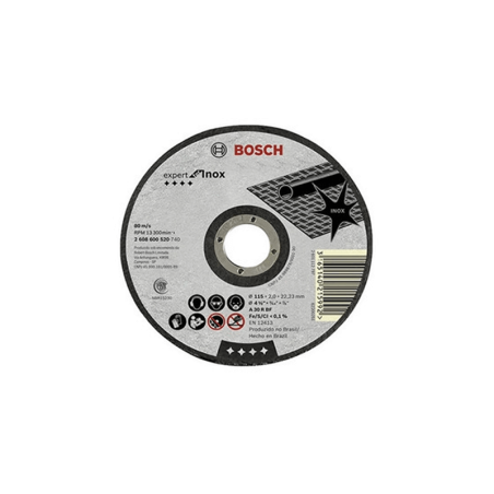 Corte direito Standard Inox: 115X1mm