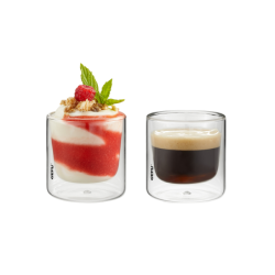 Copos parede dupla MIRA, 80 ml, 2 peças