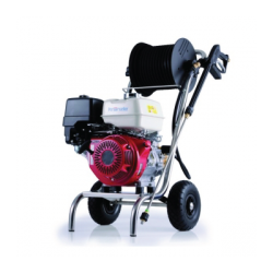 Lavadora com Motor a Gasolina Série Profi-Jet B 10/200 com Chassi de Aço Inoxidável e Tambor de Mangueira  KRANZLE