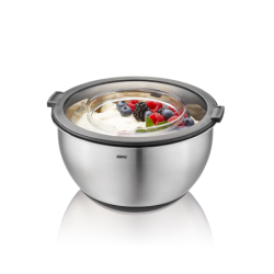 Set of 2 Bowls with Splash Guard Lid - Muovo