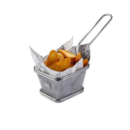 Mini Cesta Pequeña para Servir - BBQ