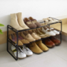 FRAME EXTENDABLE SHOE RACK BK