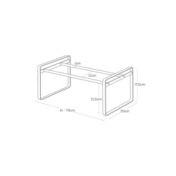 Zapatero Extensible Negro - Frame