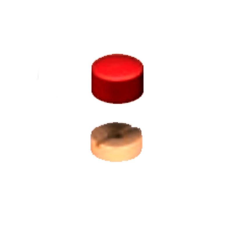 BOTÃO VERMELHO 25/E