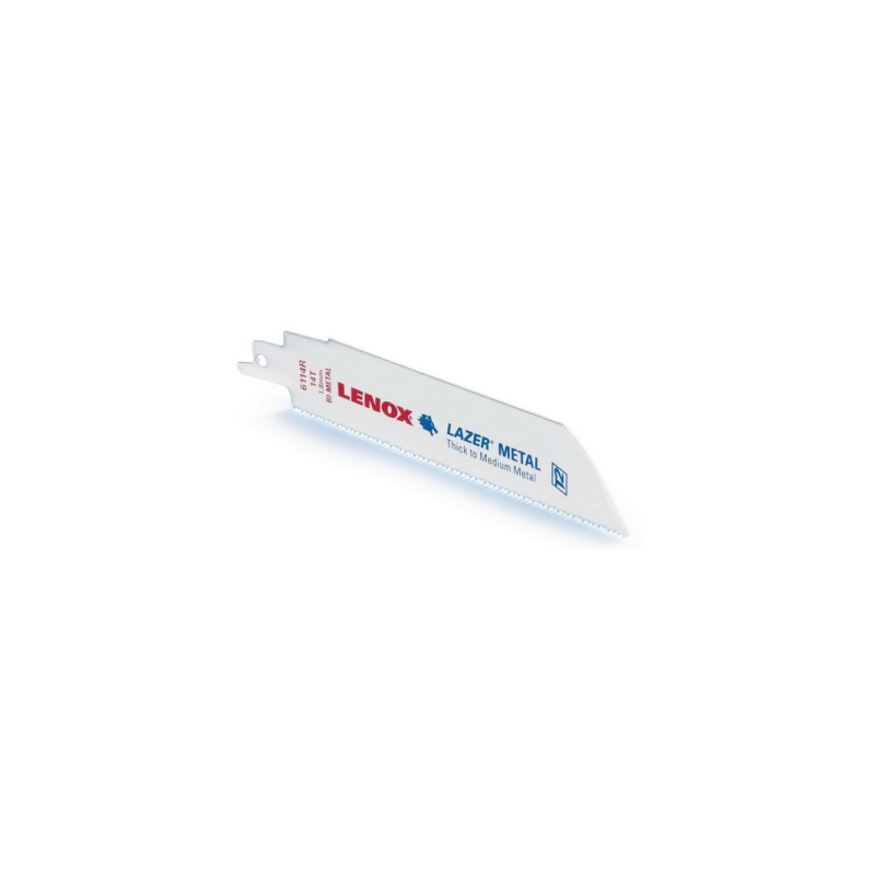 Lâminas de Serra Lazer Bi-Metal Reciprocating 14TPI 152X25X1.07 - Pack de 5 LENOX Lâminas de Serra Lazer Bi-Metal Reciprocating 14TPI 152X25X1.07 - Pack de 5 LENOX
